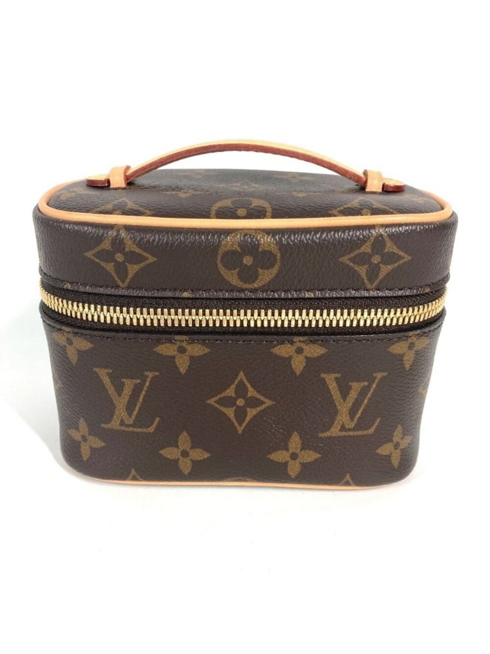 Louis Vuitton Makeup Pouch Nice Nano Monogram Canvas Brown